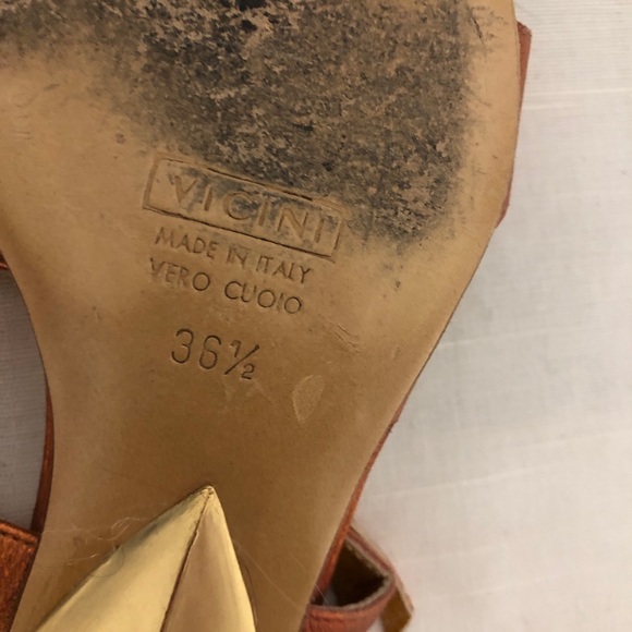 Roberto Cavalli double strap kitten heel sandal - Picture 9 of 10